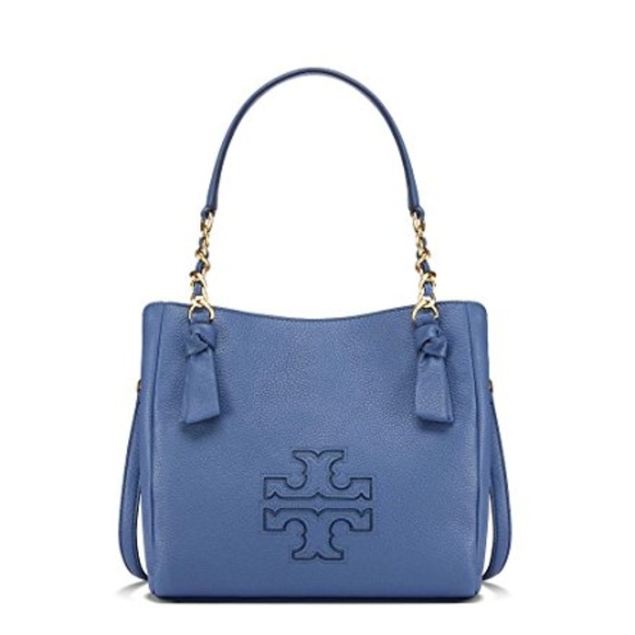 Tory Burch Handbags - Sold -- Tory Burch Harper Small Satchel 34239 Blue